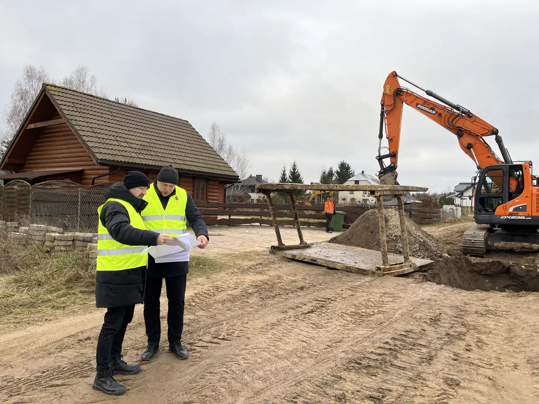 Prace drogowe w okolicach Białegostoku