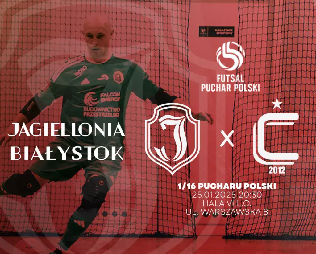 Futsal: Jagiellonia Białystok kontra Wicemistrz Polski