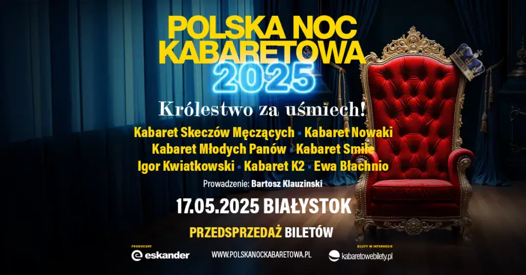 Polska Noc Kabaretowa 2025 Białystok