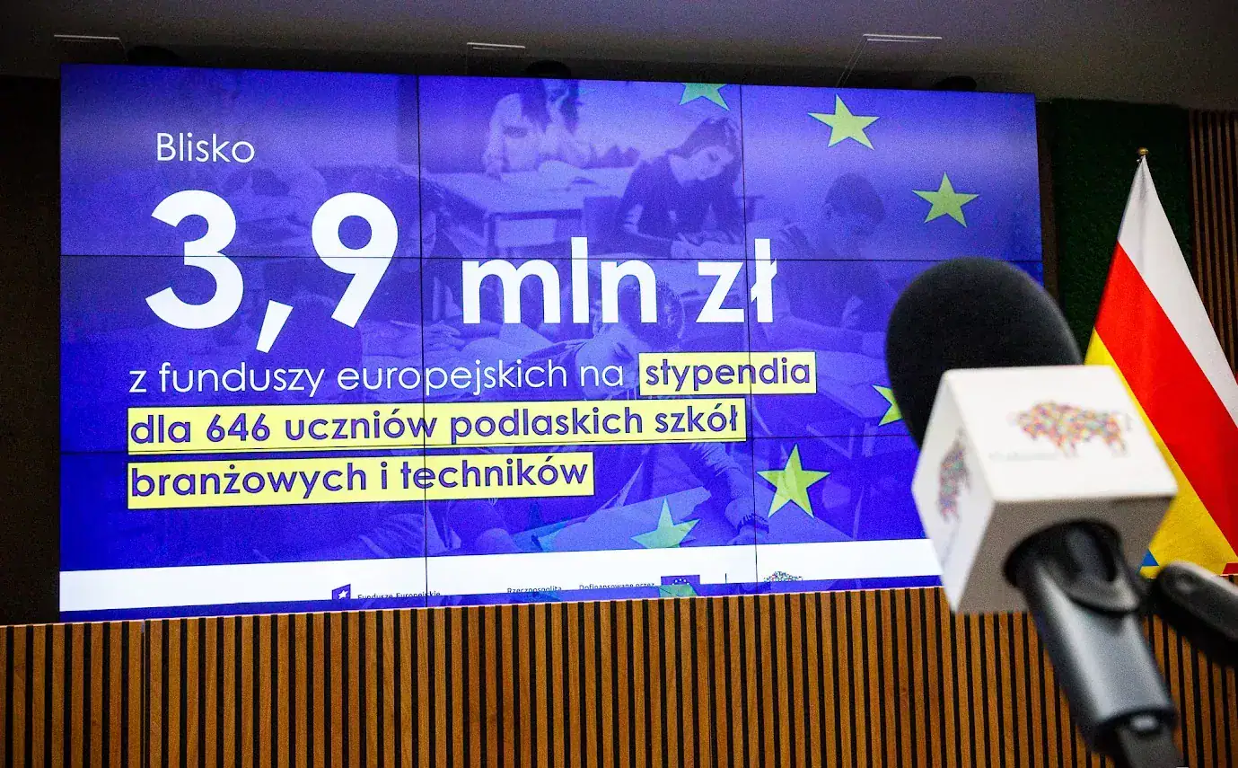 Program stypendialny dla uczniów szkół zawodowych w Podlaskim