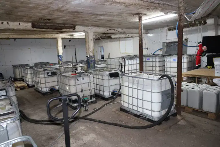 Policjanci zlikwidowali bimbrownię w Łomży