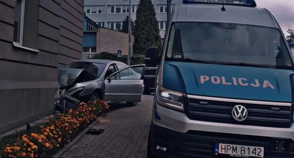 wypadek przy III LO w Białymstoku