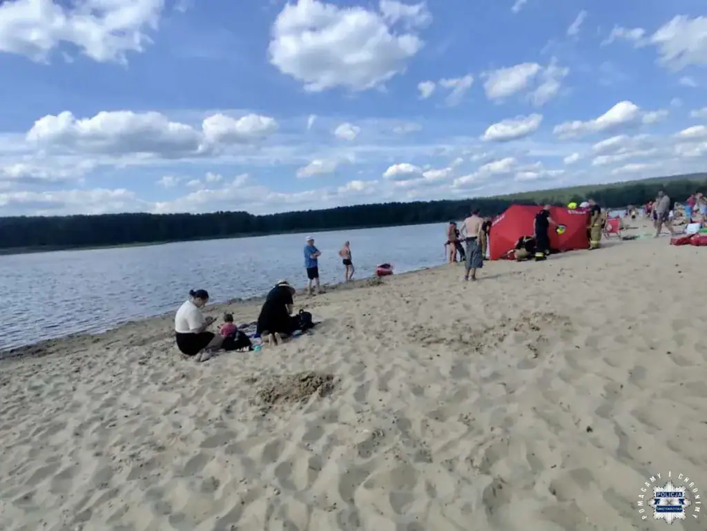 Bohaterska akcja nad zalewem w Cedzynie