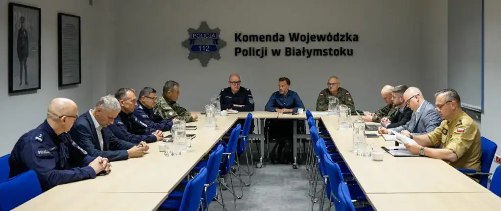 Sztab kryzysowy w Białymstoku
