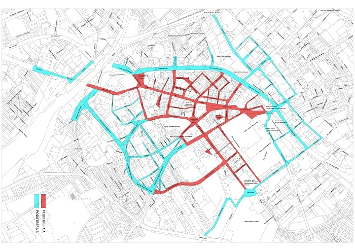 Mapa Strefy Płatnego Parkowania w Białymstoku. Źródło: Urząd Miejski w Białymstoku.