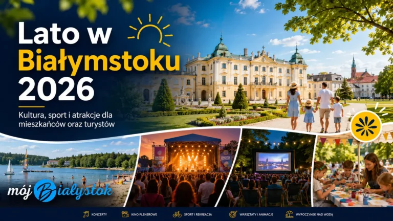Lato w Białymstoku 2026. Kultura, sport, rekreacja i miejskie atrakcje na wakacje